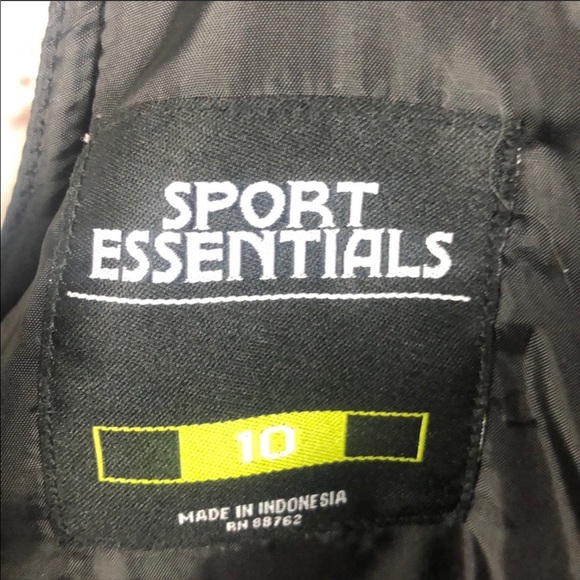 NWOT Unisex Sport Essentials Snow Bibs Sz 10 - Picture 5 of 5